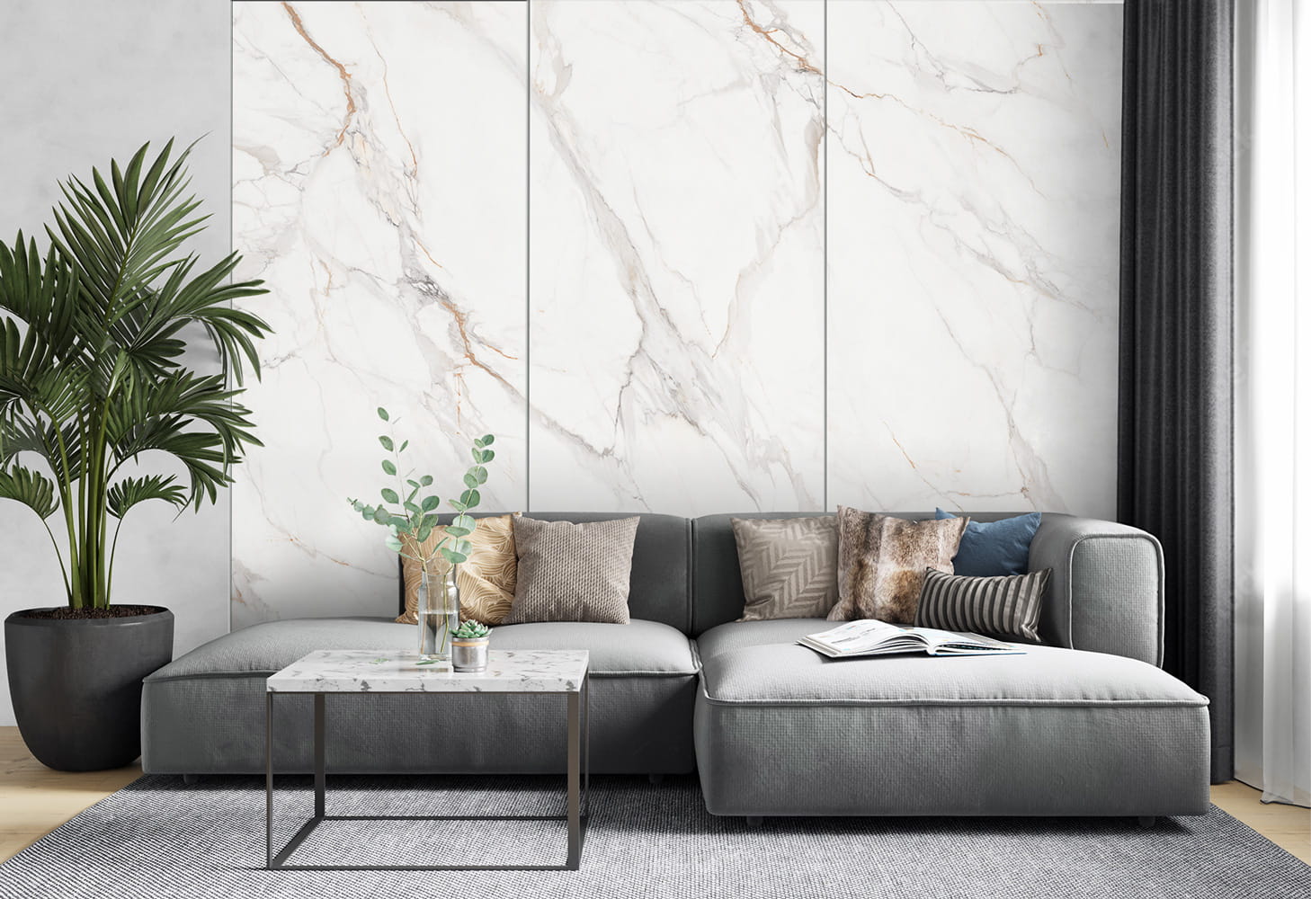 WPC Płyta Węglowa Gold Vein Matowa 280x112 cm - obrazek 4