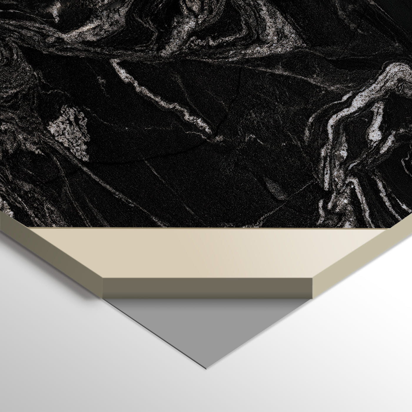 WPC Płyta Węglowa Black Maize Błyszcząca 280x112 cm - obrazek 3