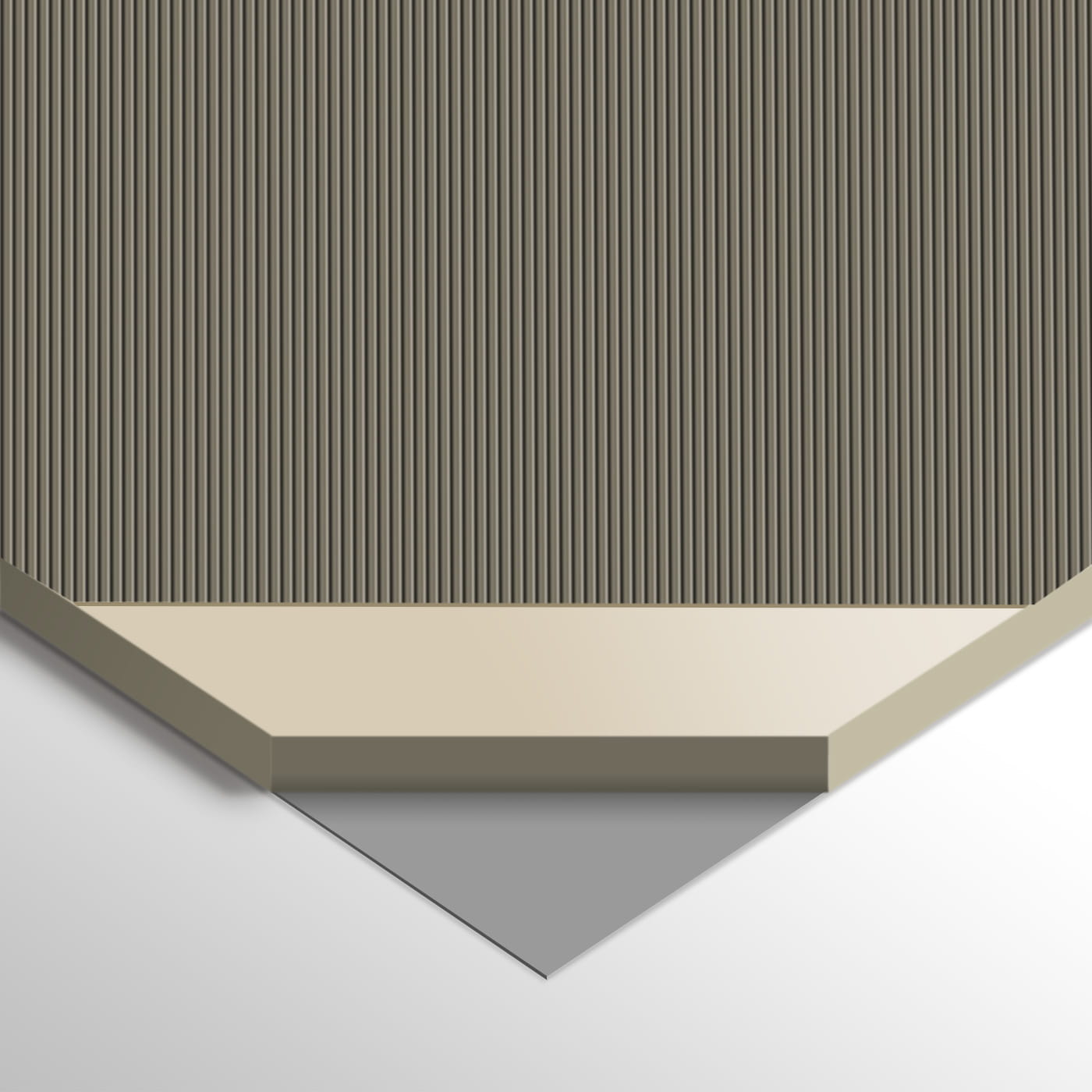 WPC Płyta Węglowa Small Stripes Błyszcząca 280x110 cm - obrazek 3