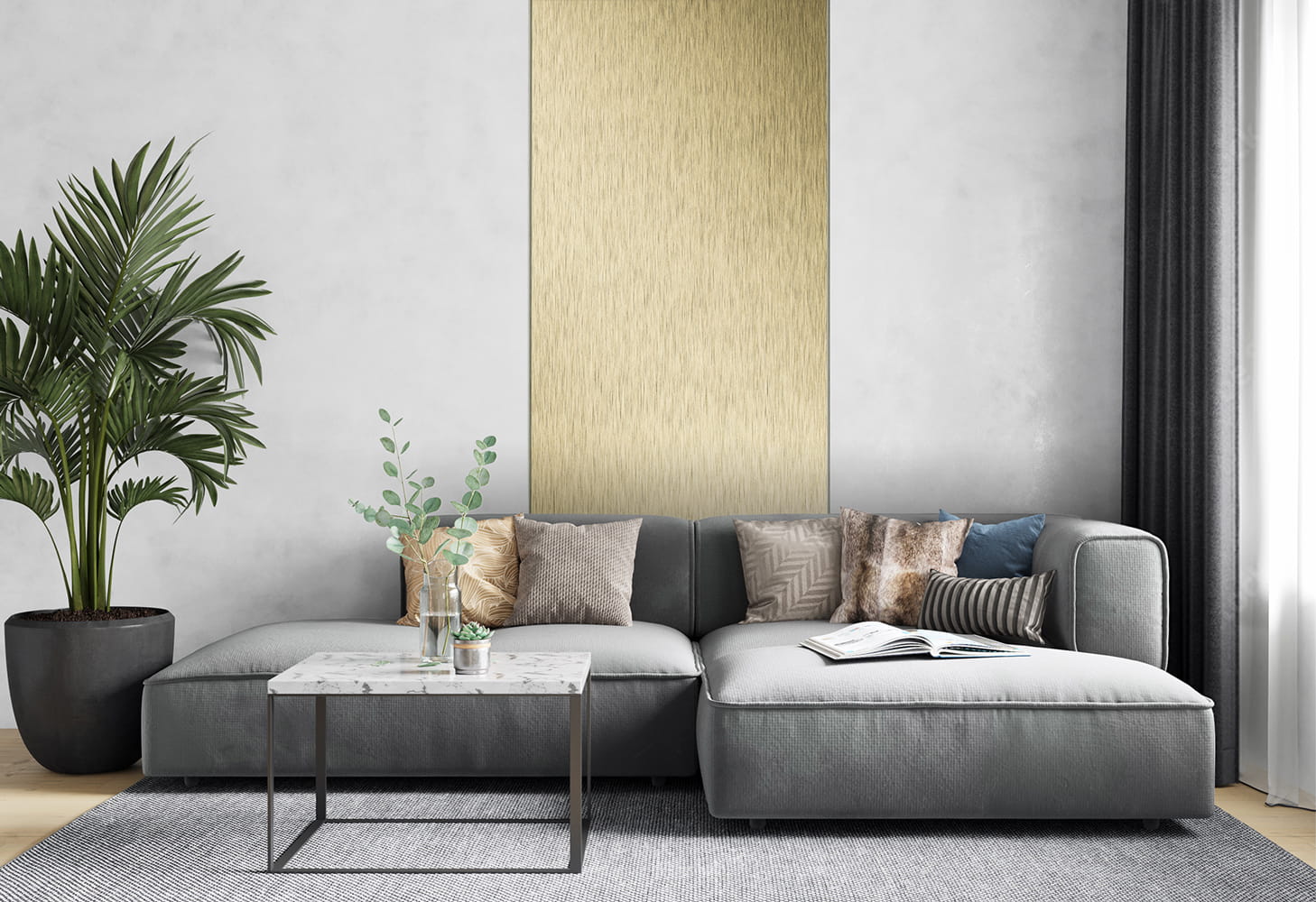 WPC Płyta Węglowa Gold Disk Błyszcząca 280x110 cm - obrazek 4