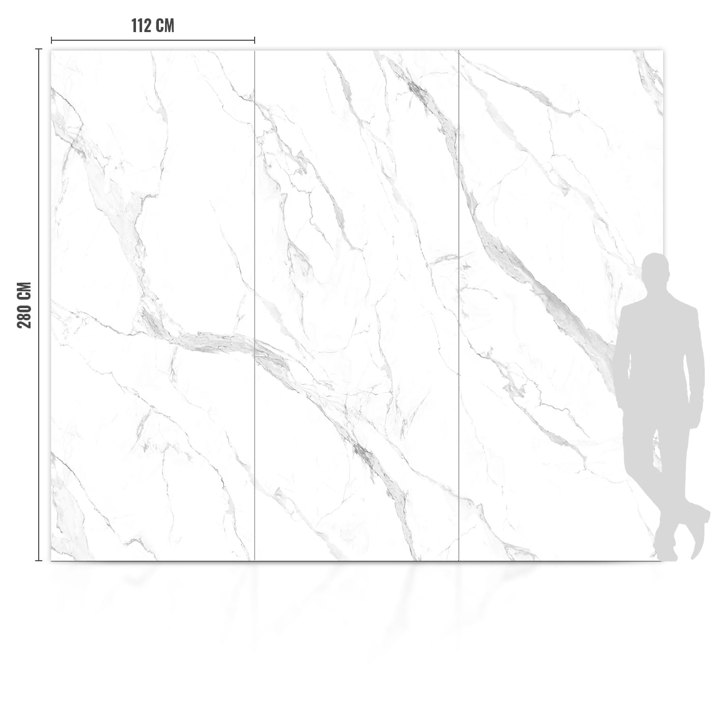 SPC Płyta Węglowa Carrara Matowa 280x112x0,5 cm - obrazek 4