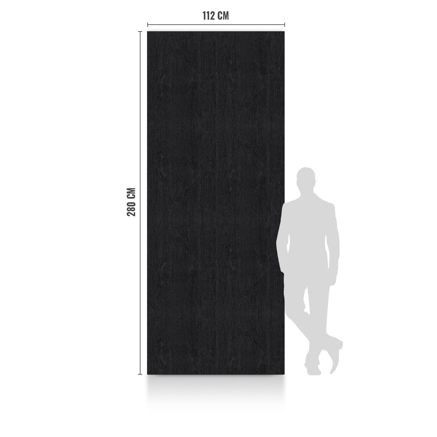 WPC Płyta Węglowa BLACK WOOD 280x112 cm FastClick - obrazek 3