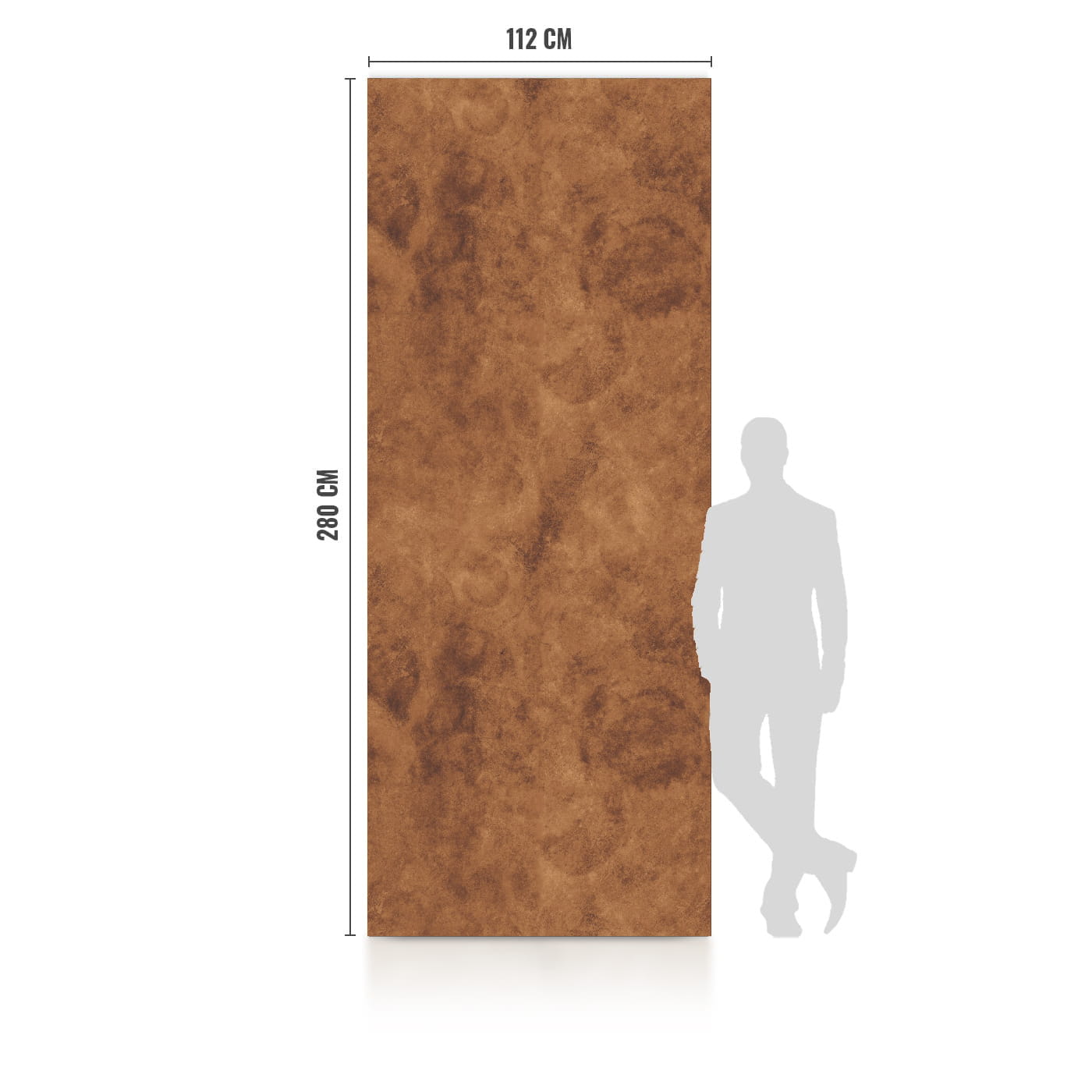 WPC Płyta Węglowa Gold Copp Błyszcząca 280x110 cm