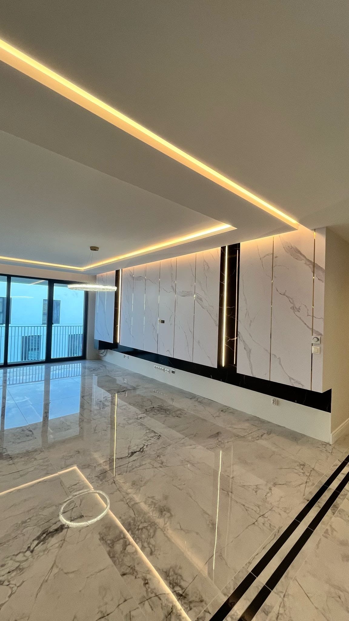 WPC Płyta Węglowa Carrara Błyszcząca 280x112 cm - obrazek 5